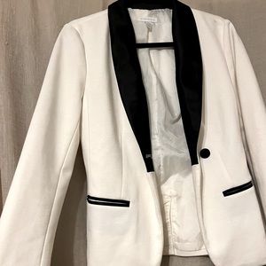 Charter Club White and Black Blazer